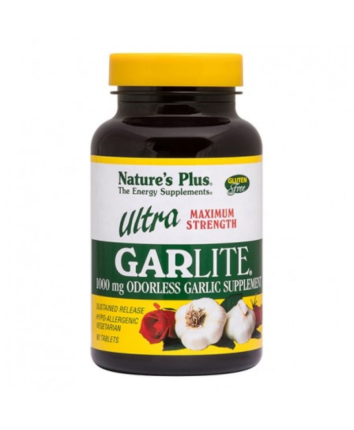 Nature's Plus Ultra Garlite 1000mg 90tabs